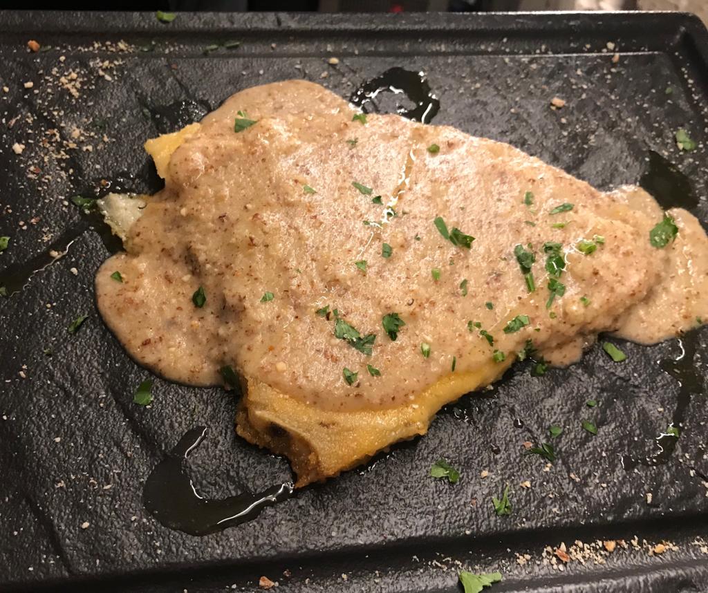 Scaloppina di pesce spada alle mandorle