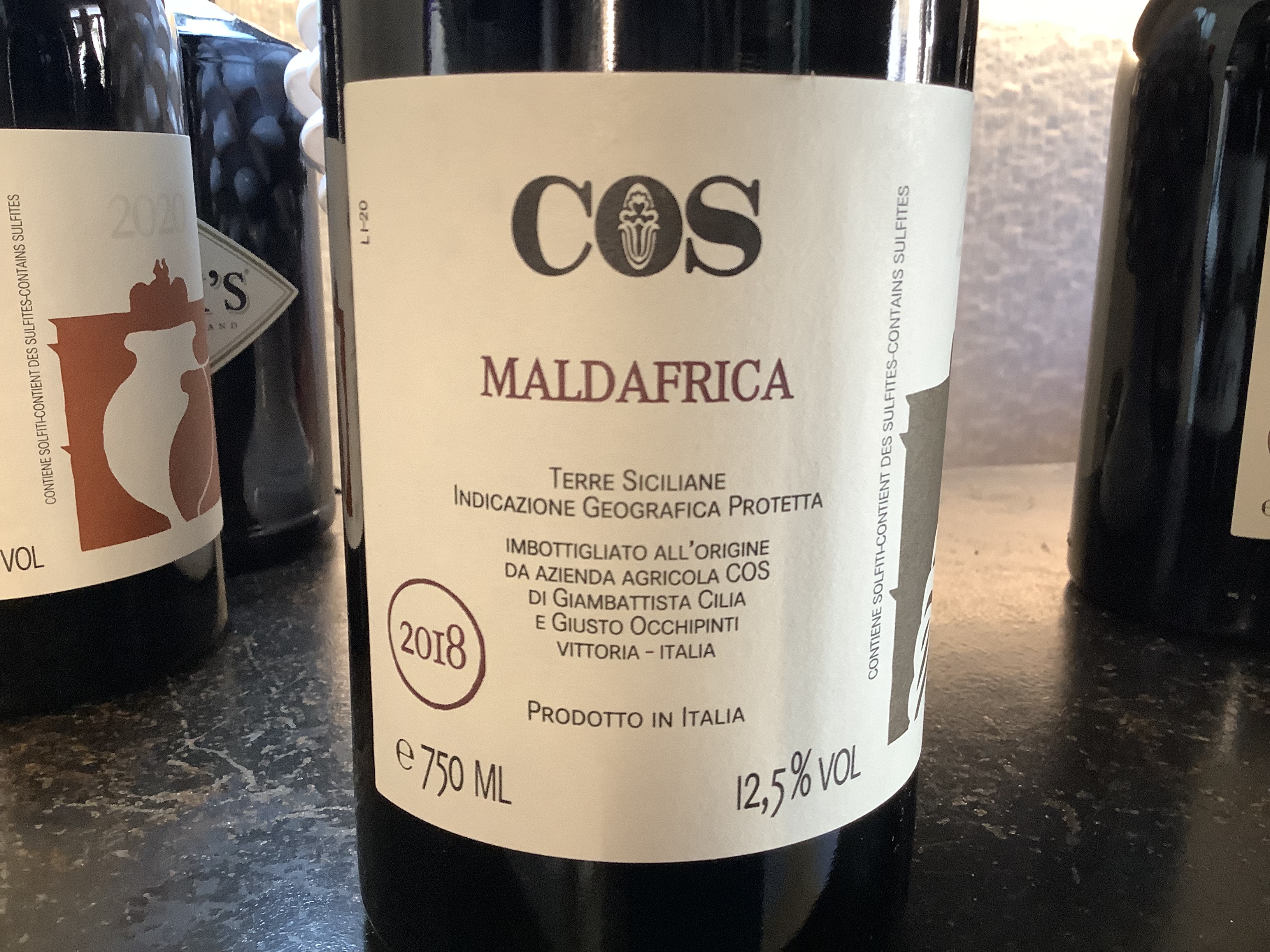 cos maldafrica ( sauvignon e merlot )