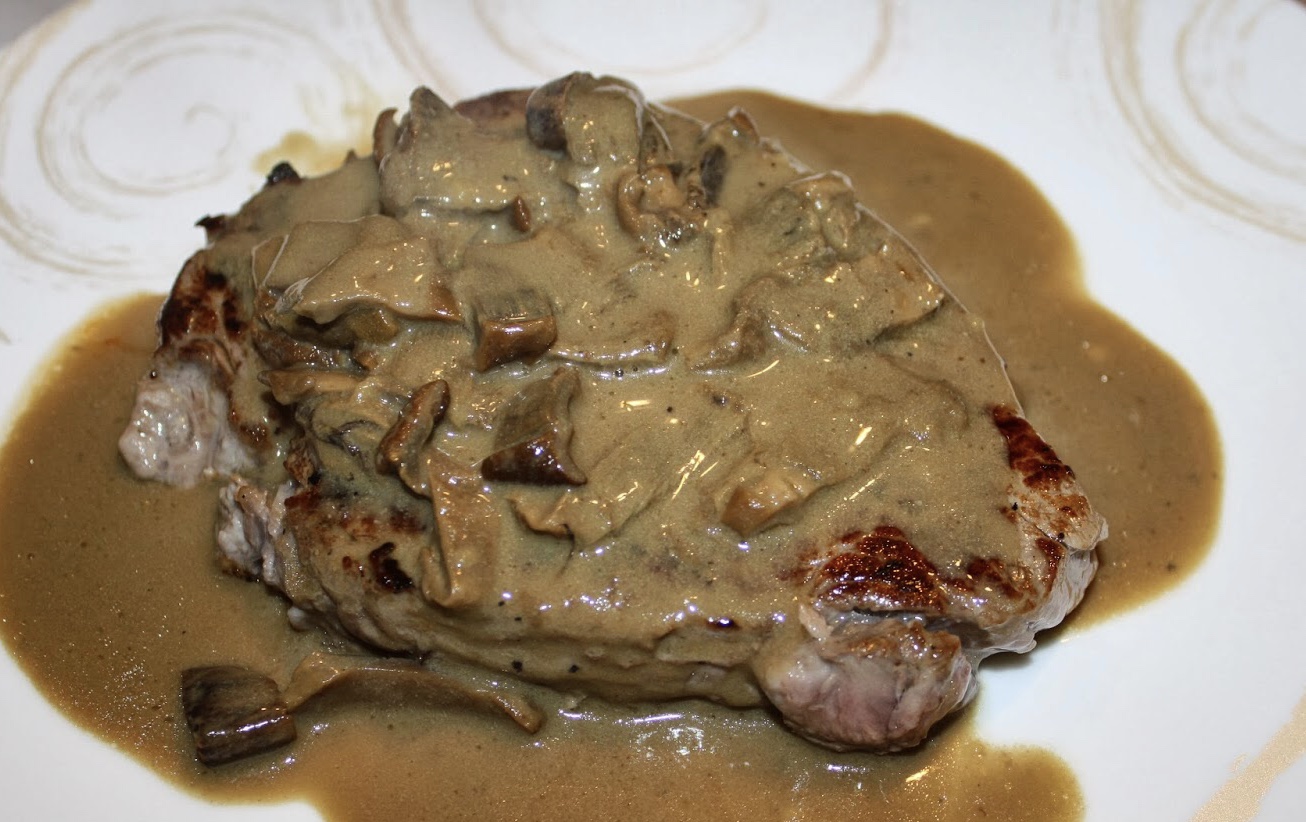 Controfiletto ai funghi porcini