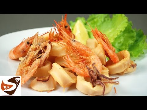 Frittura di calamari e gamberi