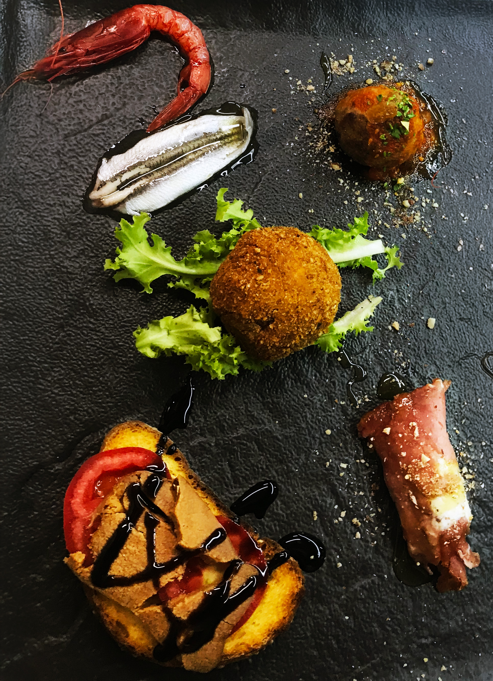 Degustazione degli antipasti del giorno