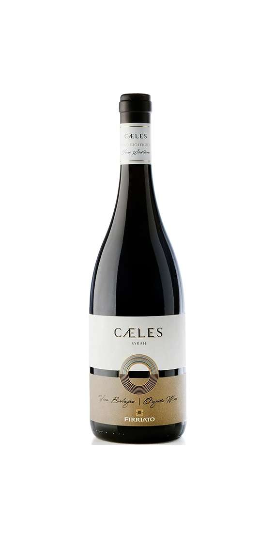 firriato, caeles, syrah, terre siciliane igt (vino biologico)